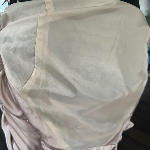 FASHION NOVA Taupe Draped Women's Dress - Picture 9 of 12